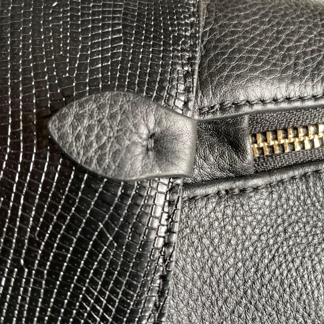 Paul Smithブラックレザーリュック