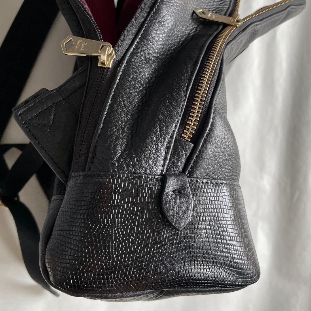 Paul Smithブラックレザーリュック