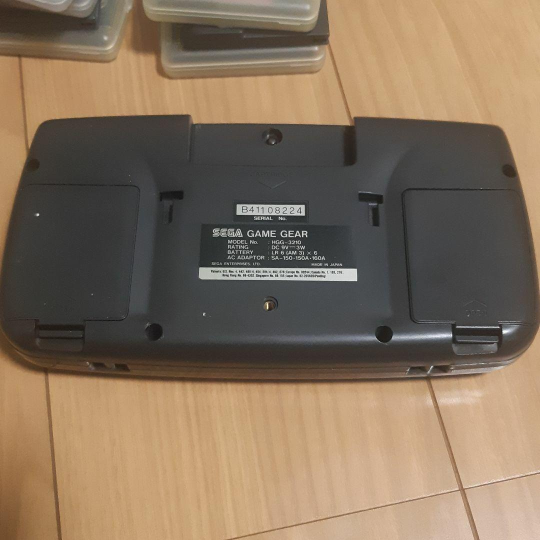SEGAゲームギア本体(ジャンク品)ソフト7本セット