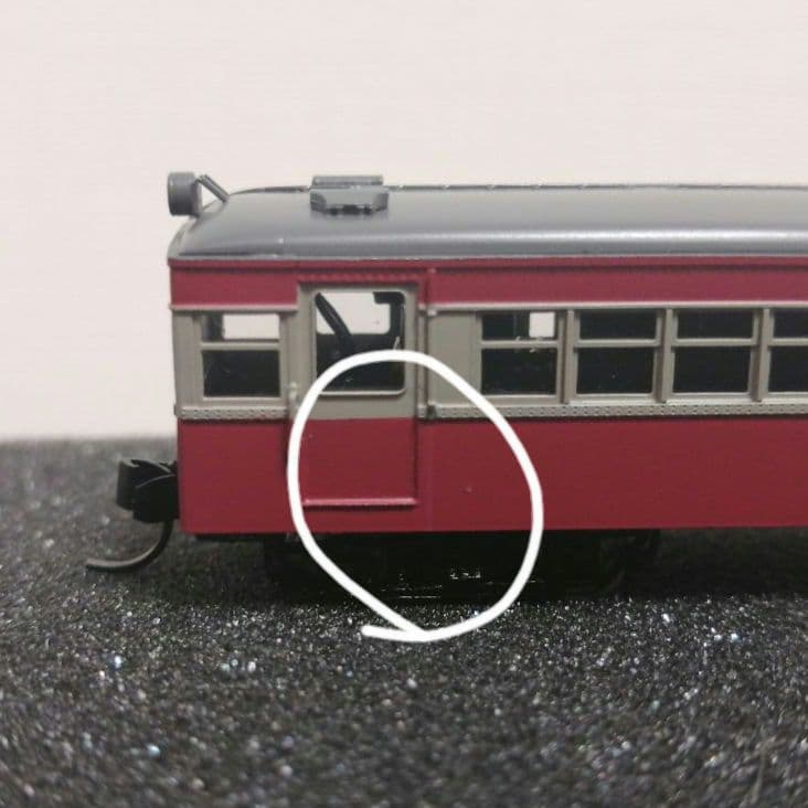 ワールド工芸 Nゲージ塗装済完成品　銚子電鉄　デハ301 電車　【現状品】