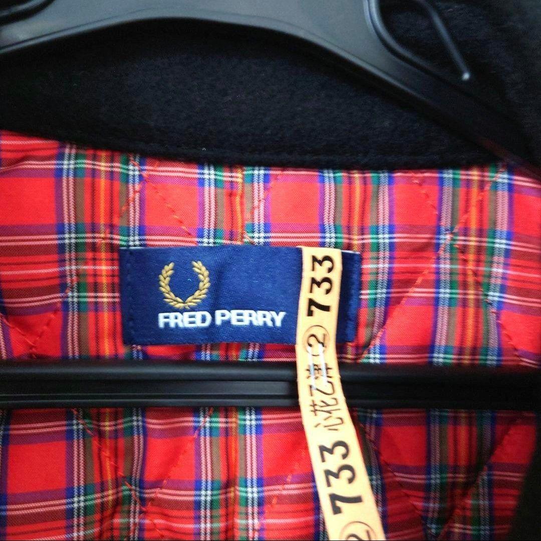 フレッドペリー FREDPERRY Pコート Mサイズ 内側チェック
