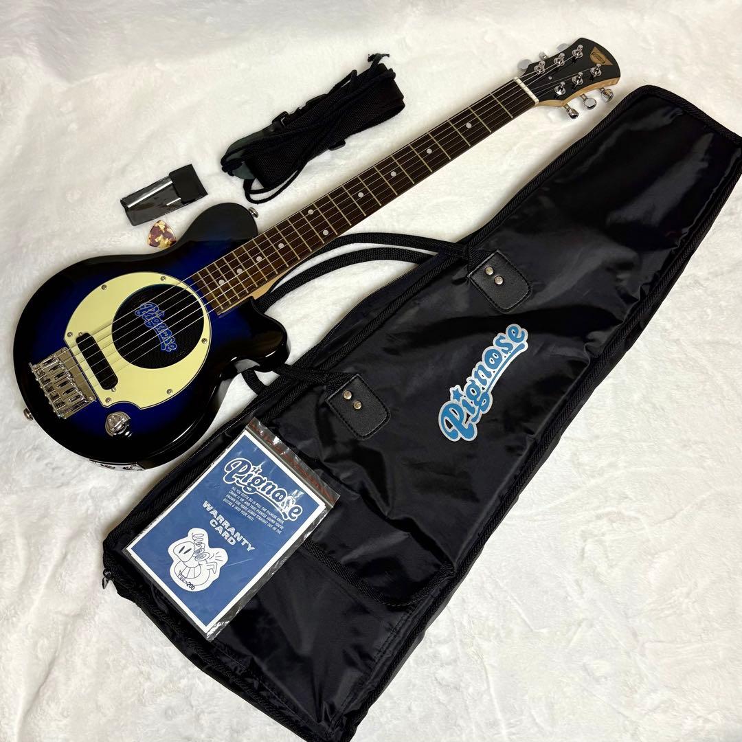 Pipnose ピグノーズ PGG-200 ミニギター 専用ソフトケース付き