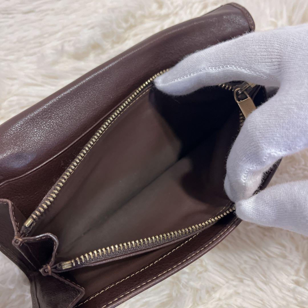 セリーヌ パリマカダム デニム ロゴ入り 長財布 インディゴカラー 総柄