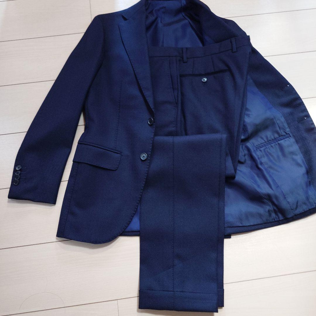 Brillaビームスの定価15万厚手ウールスーツ42