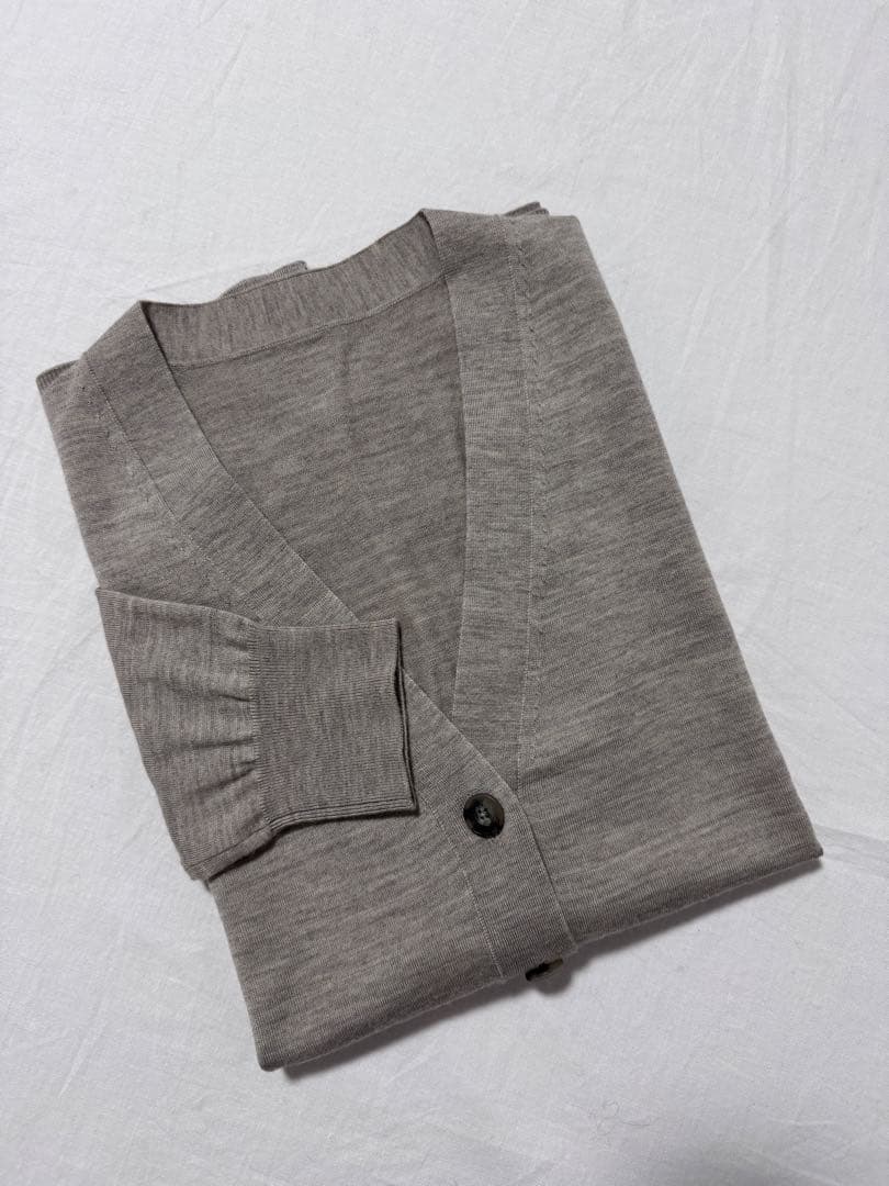 Spick & Span 18G Vネックカーディガン