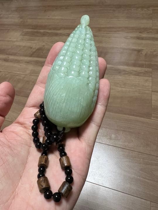 ◆限定1個◆高品質 玉石彫刻 とうもろこし　コレクション 送料無料　本物保証