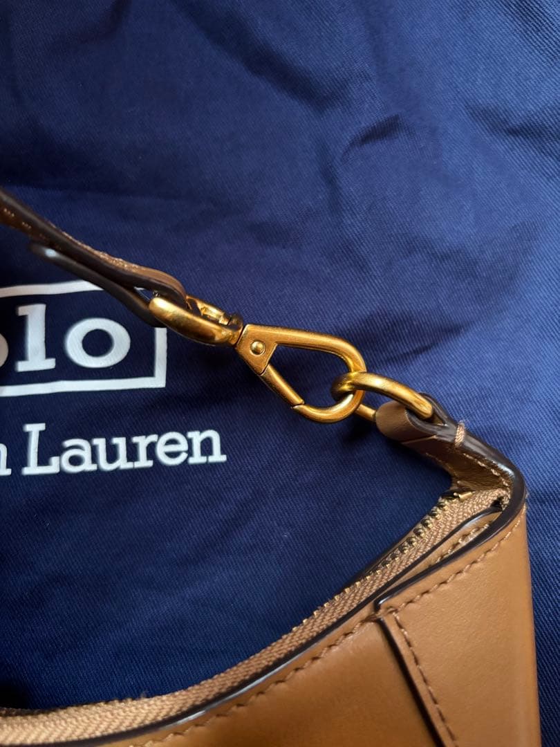 【ズッチ】ポロラルフローレン　カーフスキン　ミニショルダーバッグ