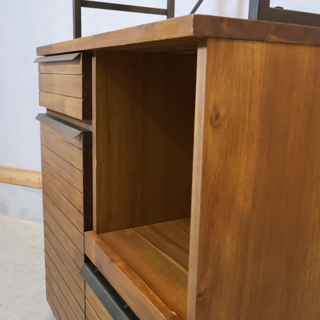 unico ウニコ スウェラ キッチンボード カップボード 食器棚 アカシア材