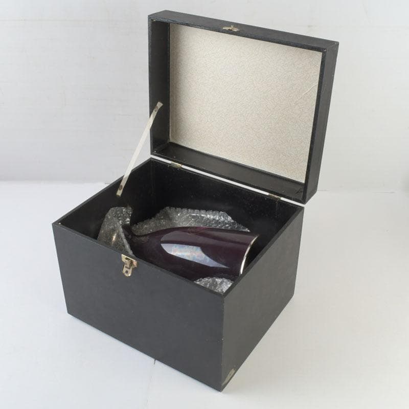 七宝焼　田村七宝工芸　蝶文瓶　花瓶　箱付　V　9893A