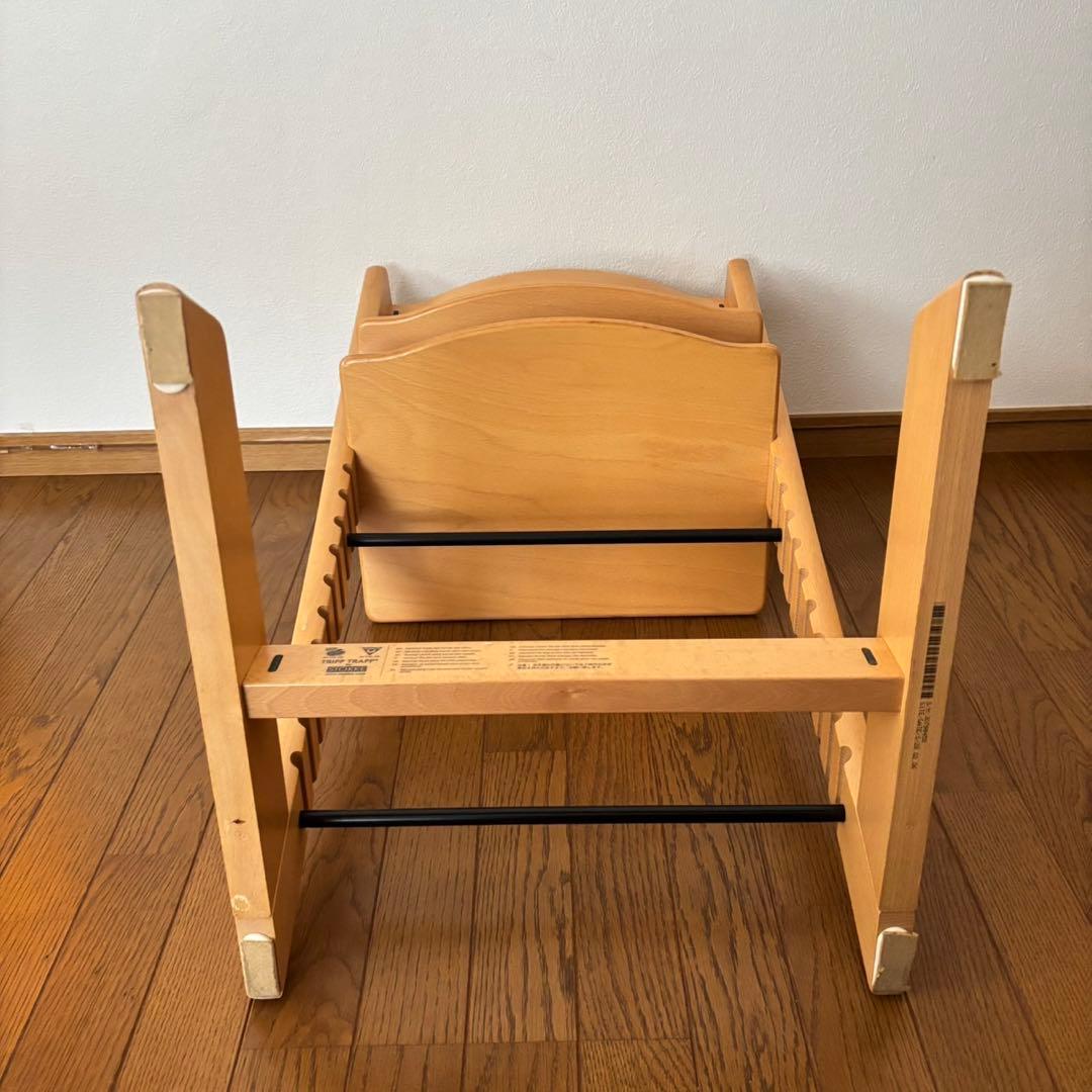 ストッケ　トリップ トラップ　ベビーチェア+ベビーセット　ナチュラル　S/N3③