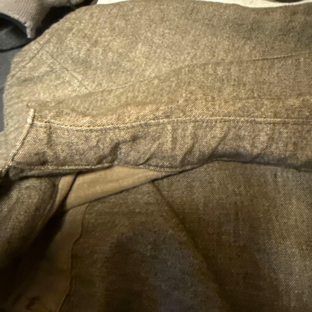 【サイズ7裾上済】sus-sous overall setups ブラウン