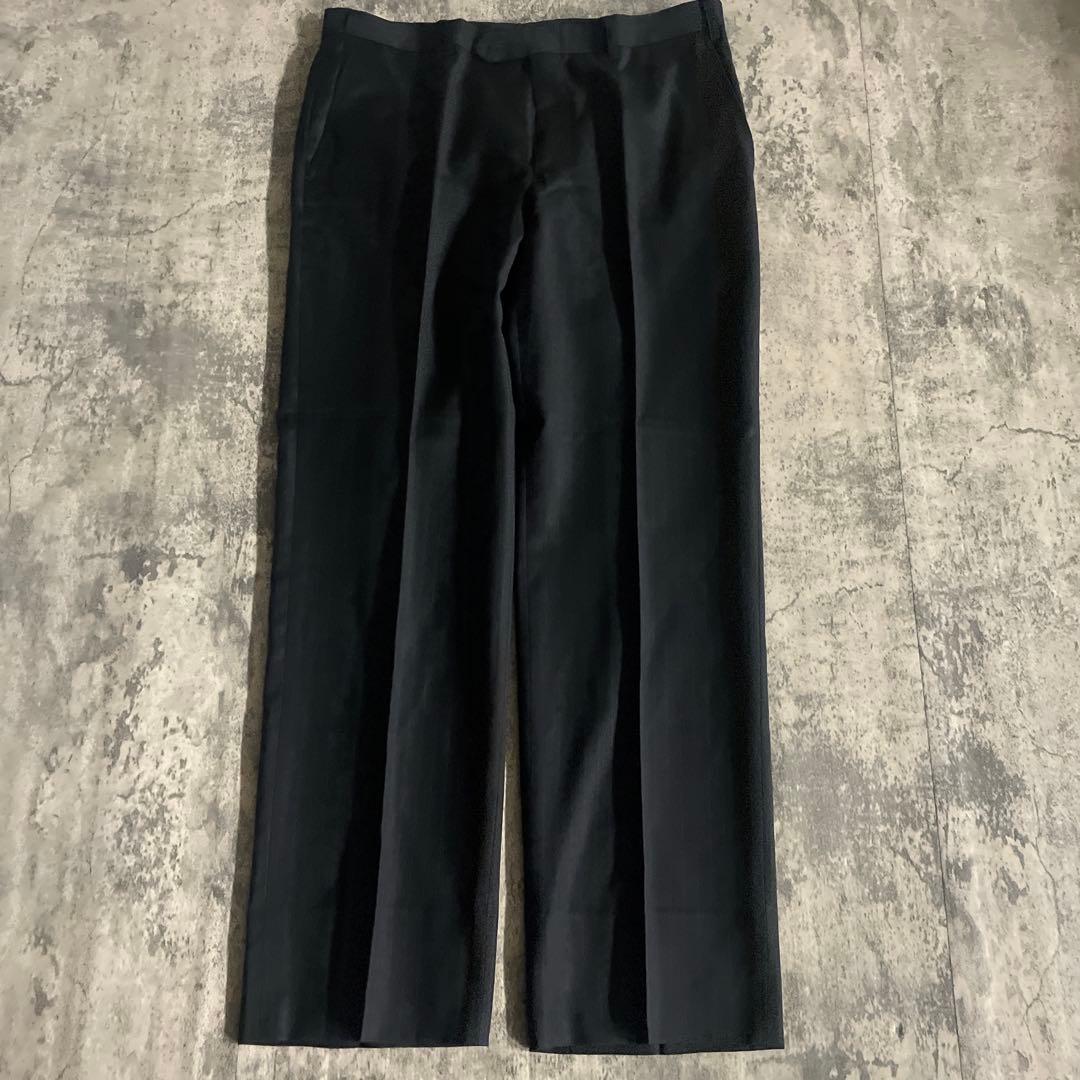 極美品 高級メリノウールスーツ Yves Saint Laurentネクタイ