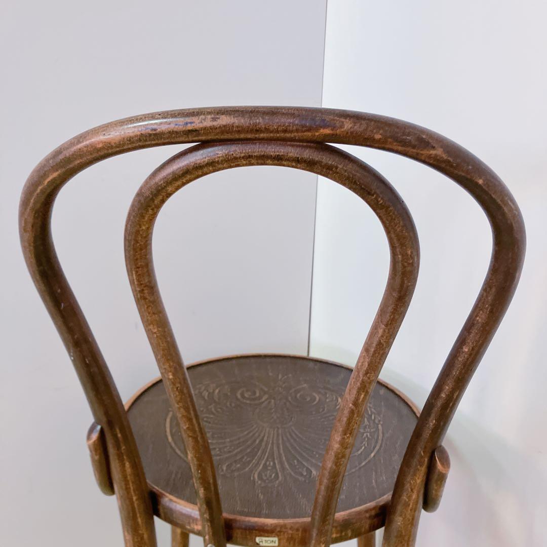 TON ベントウッドチェアチェア　アンティーク　曲げ木　ダイニングチェア