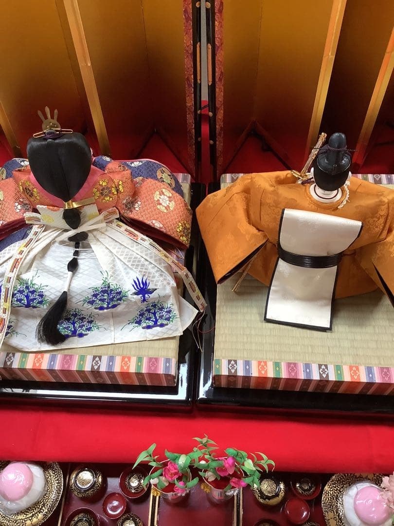 最高峰ブランド:京雛【お雛様親王飾り＆飾り道具一式】美品❣️京都有職雛老舗人形司