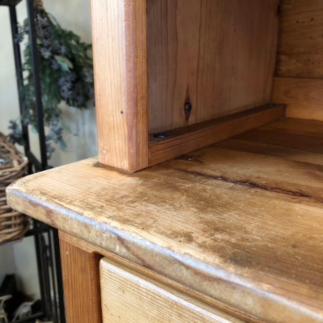 カップボード　ビンテージ　無垢材　120サイズ