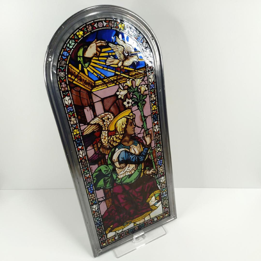 ドメニコ ステンドグラス Annunciation受胎告知グラスマスターズ社c