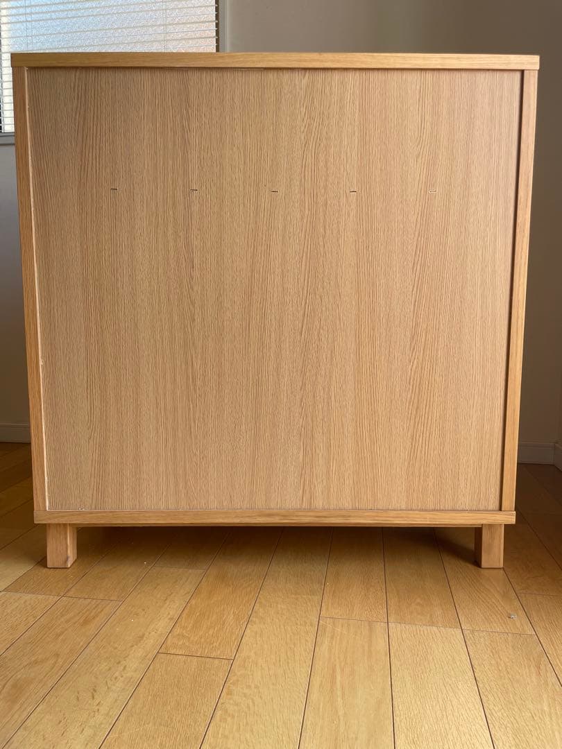 無印良品　オーク材キャビネット 3