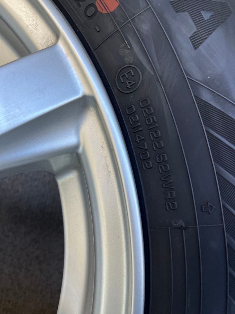 中古スタッドレスタイヤ・ホイール　4本セット