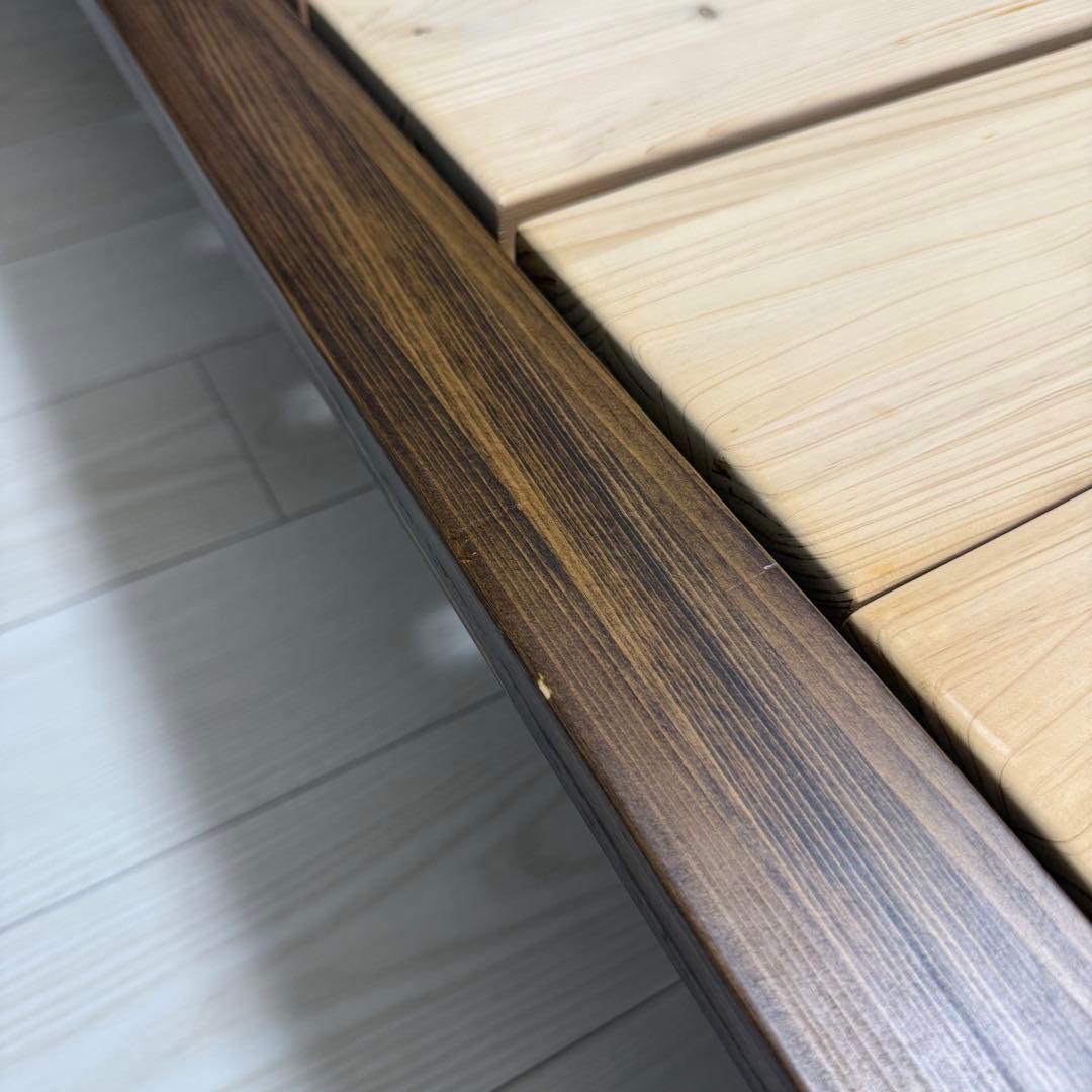 【LAGUNA VERDE様】シモンズ　ダブルベッドフレーム　四万十ヒノキ・香