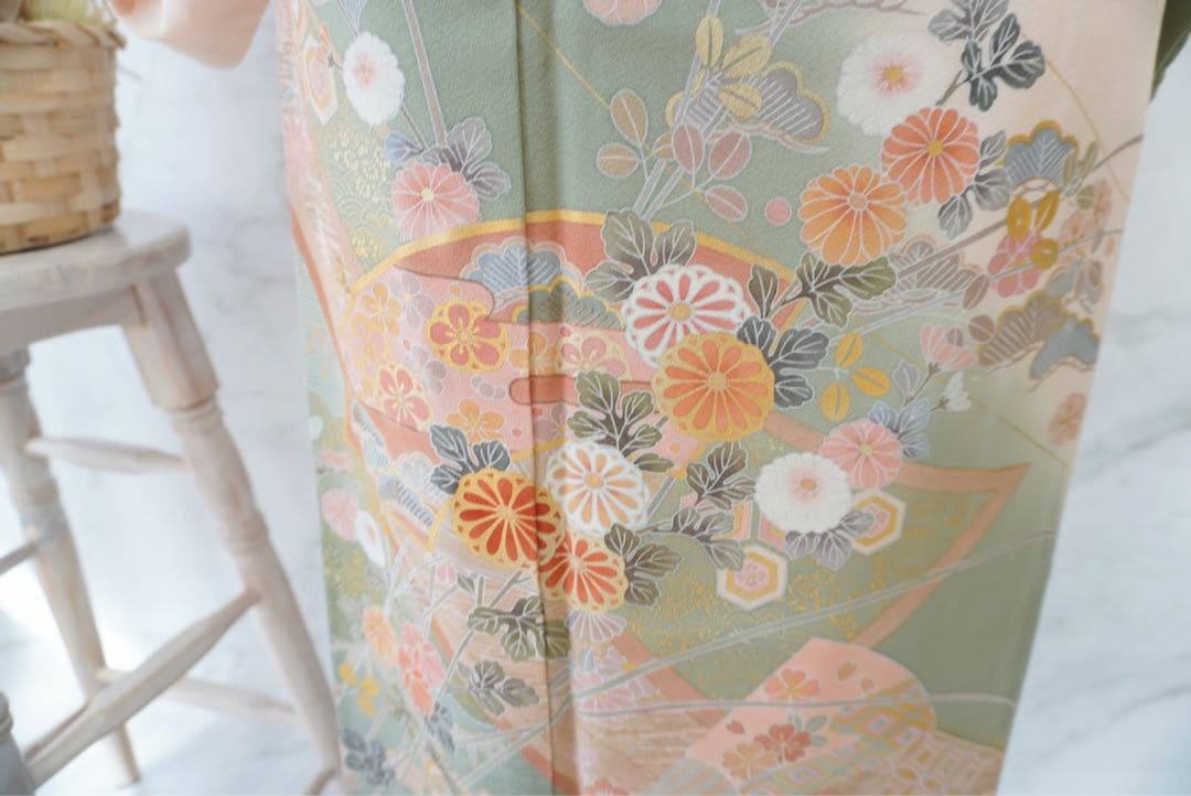 訪問着 フルセットa506卒業式　入学式　お宮参り　七五三　結婚式　落款