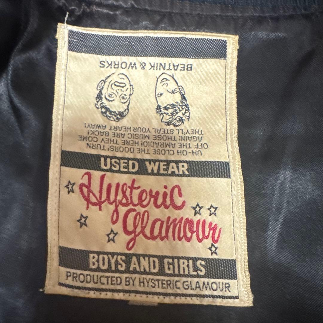 HYSTERIC GLAMOUR スタジャン　レア物　初期　80年代　ヒスオバ