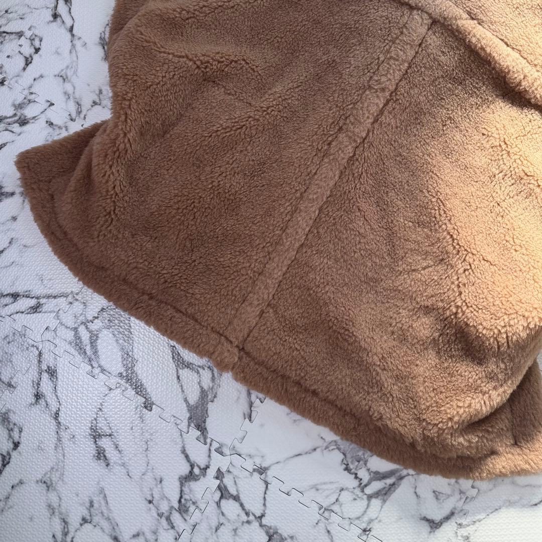 タグ付き◎マックスマーラ　テディベアコート　ケープ　ポンチョ　キャメル　白タグ