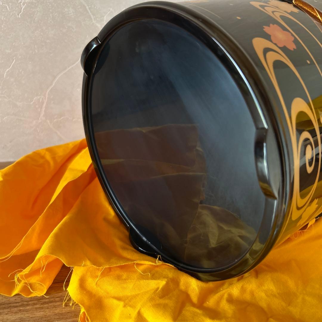 角藤弘悦　輪島塗　手桶　茶道具