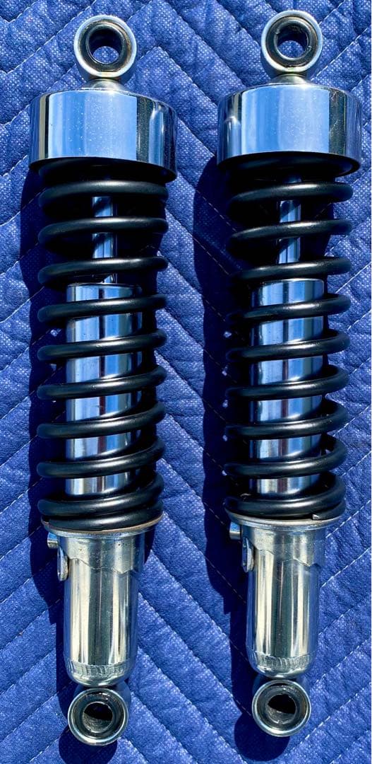 SR400 SR500 ヤマハ純正　リアサスペンション　黒　マットブラック