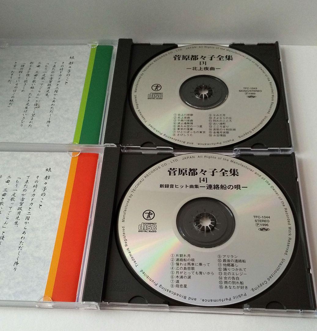 菅原都久子全集 CDボックス 96曲 ２枚新品あり