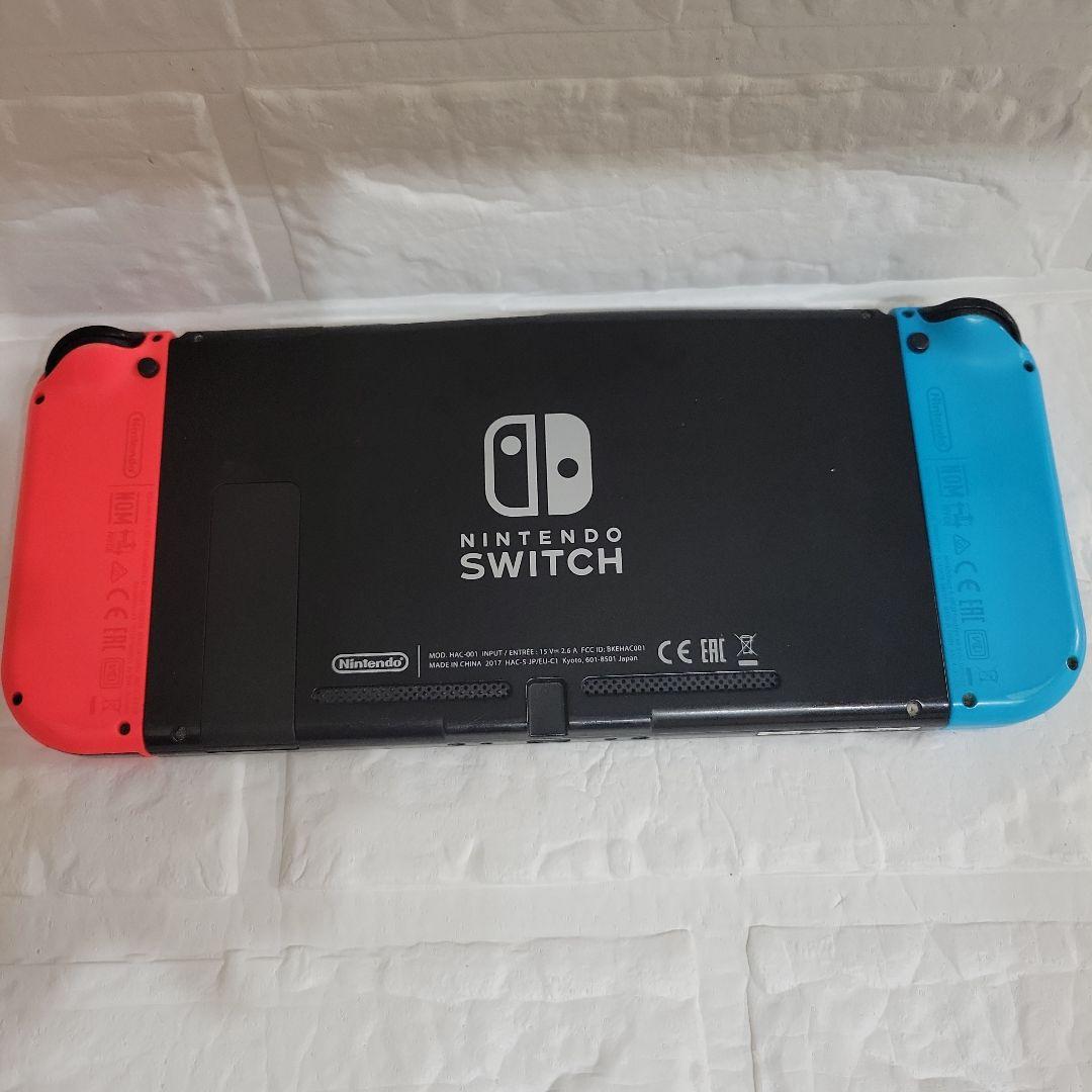 【ジャンク】Switch本体（赤青Joy-Con）電池膨張あり