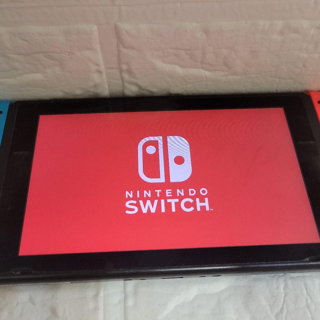 【ジャンク】Switch本体（赤青Joy-Con）電池膨張あり