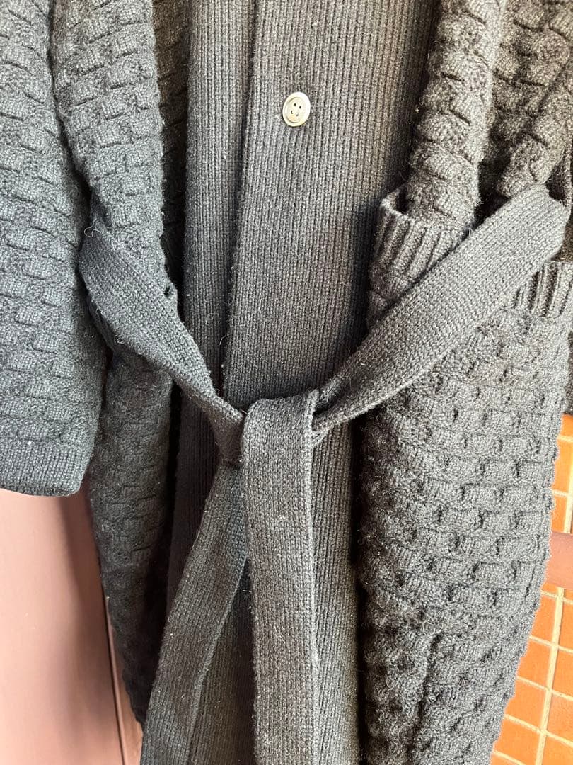 YASHIKI Ginrei Knit Coat ニットコート ガウン