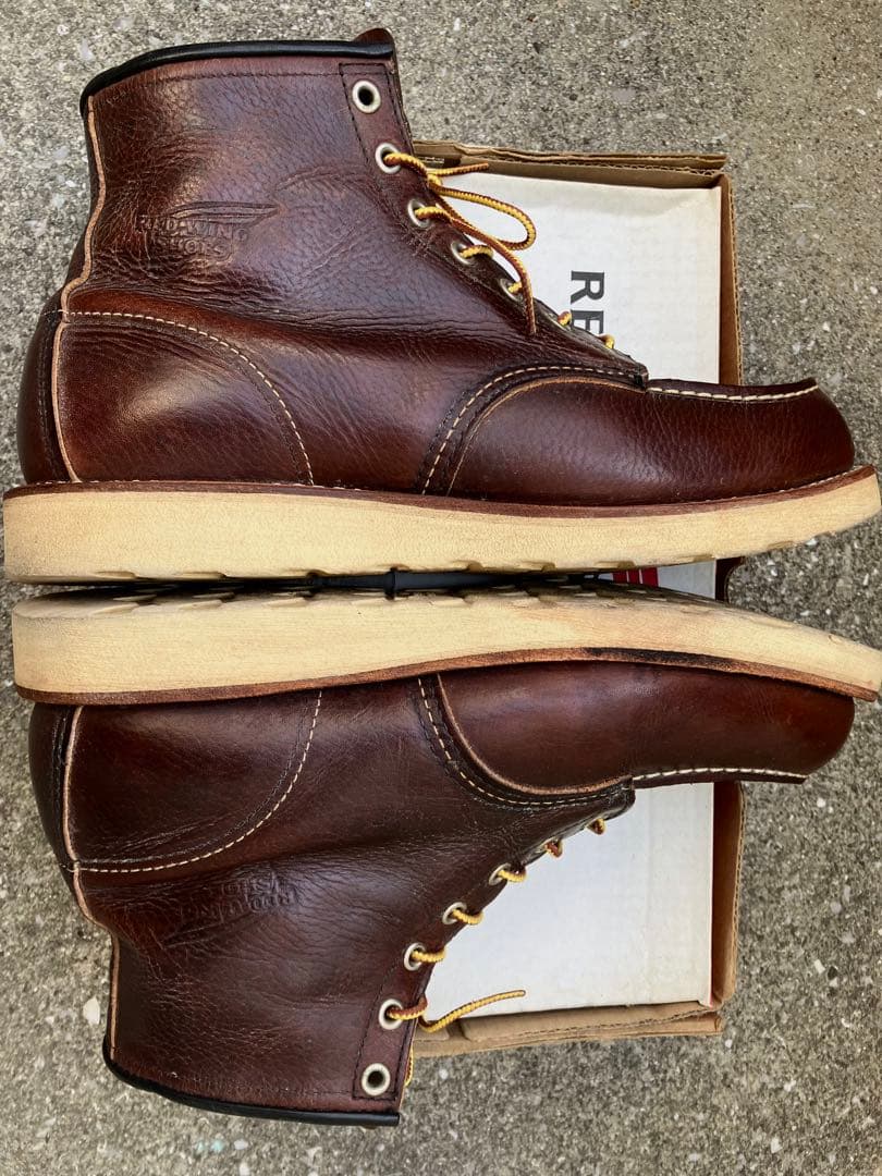 RED WING 8138 MOC TOE／27.5cm ／D.BROWN