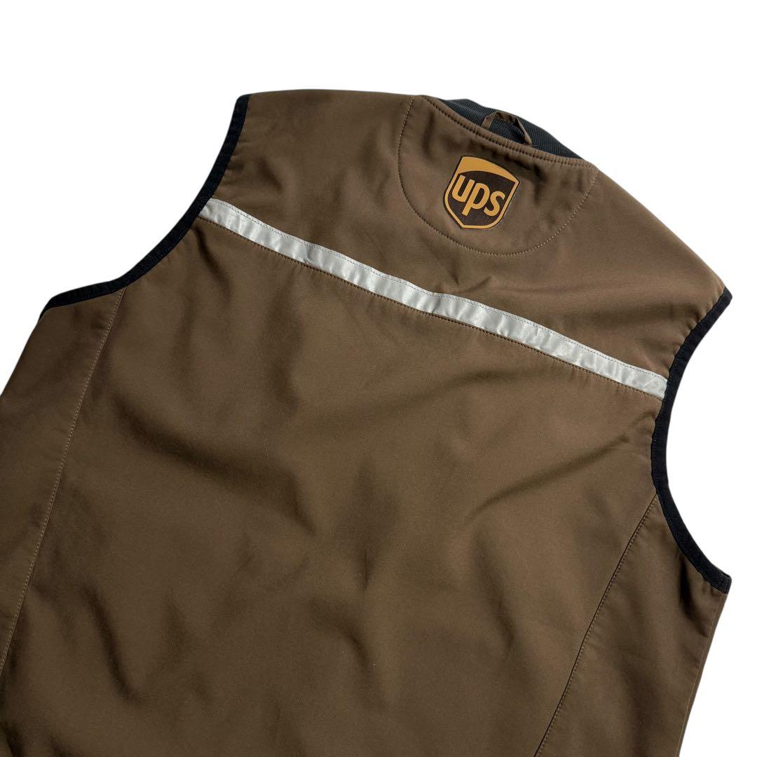WEAR GUARD UPS ユニフォーム ワークベスト ブラウン リフレクター
