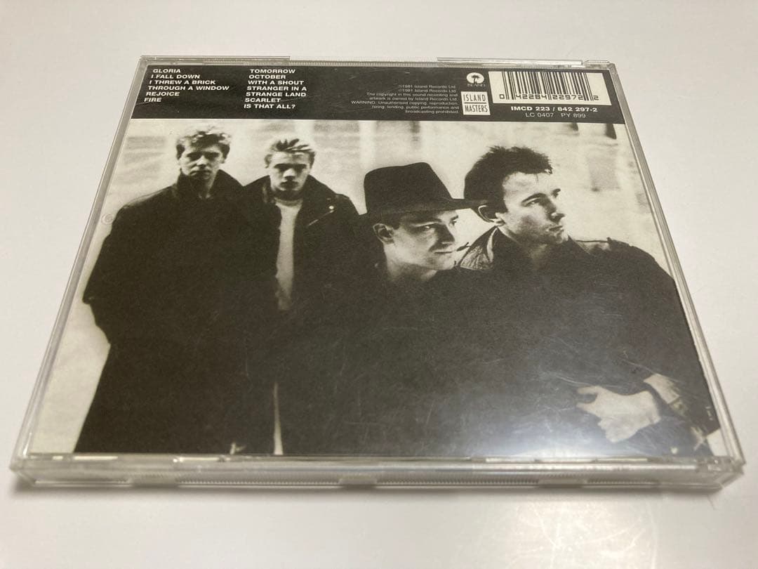 レアu2直筆サインCDoctorber bono edge Larry adam