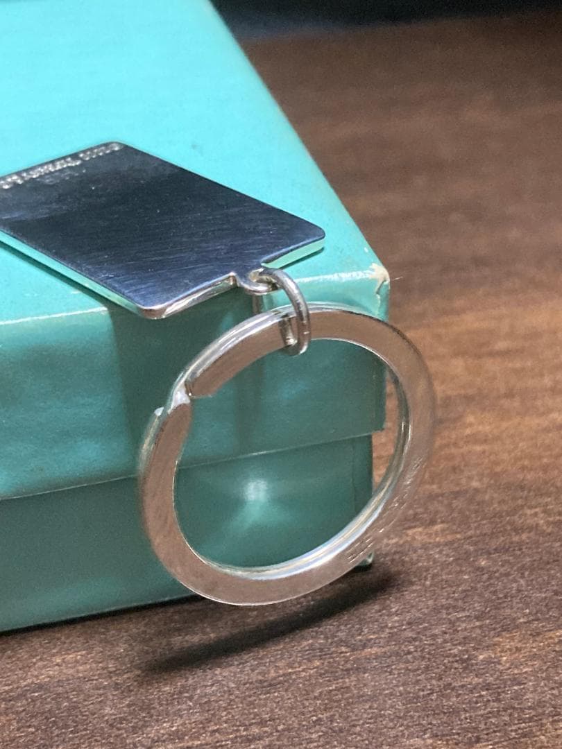 美品 ティファニー ウェルカム キーリング キーホルダー シルバー925