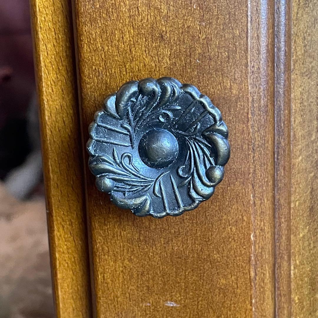 Karimokuカリモク コロニアル 花台 収納棚 レトロモダン家具