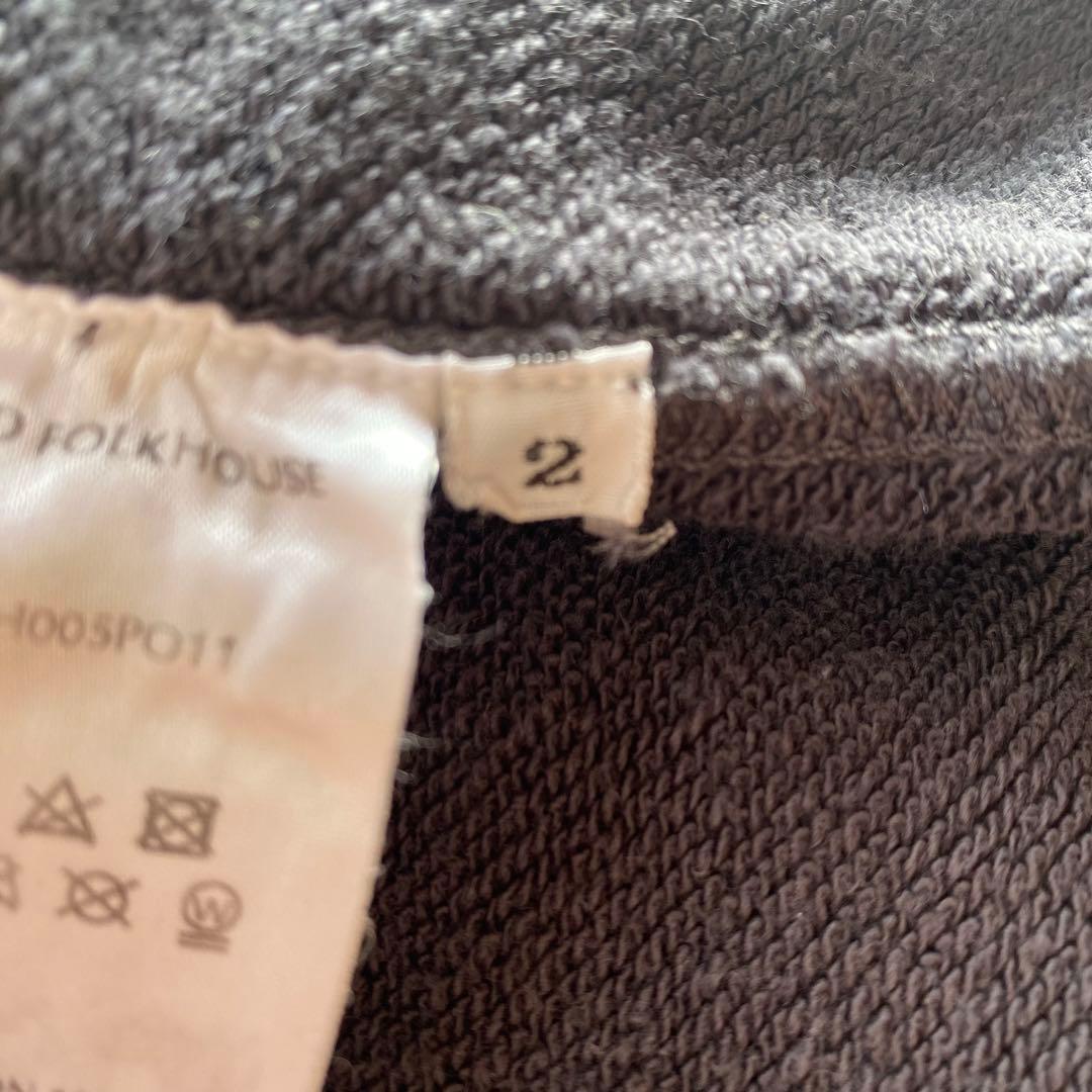 OLD FOLK HOUSE × O代官山 別注スウェットサイズ2 在原みゆ紀黒