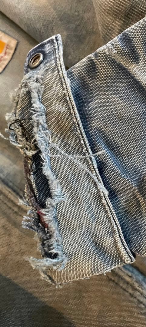 カーハート　デトロイトジャケット　企業ロゴ