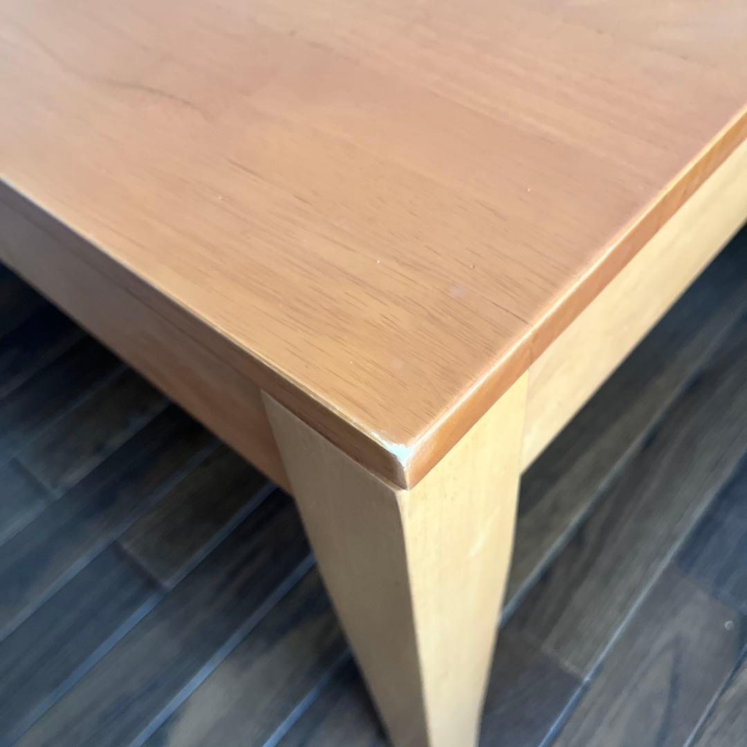 木製ローテーブル 引き出し付き