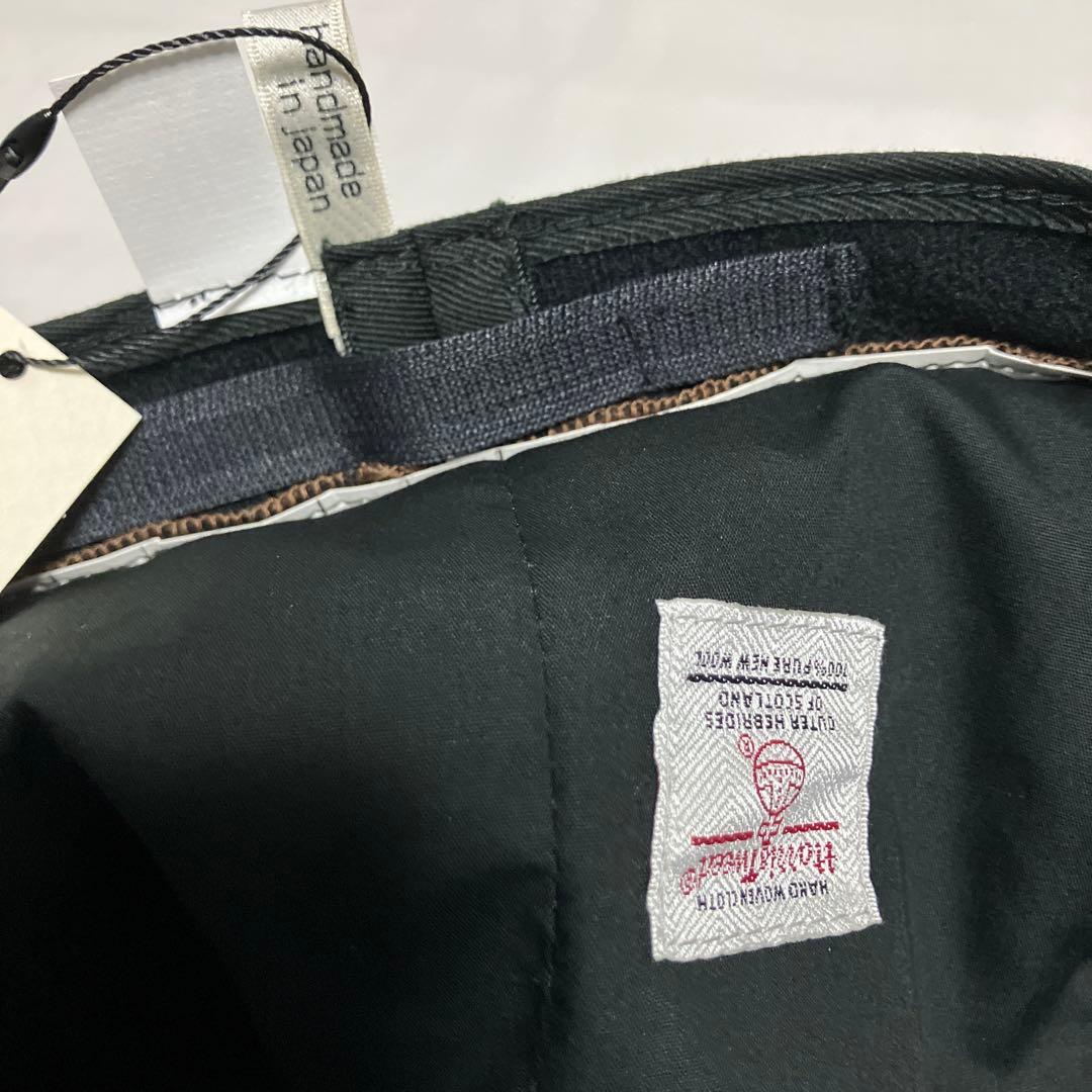 新品未使用！HIGHER/ハイヤー定番キャスケットブラウンハリスツィード3サイズ