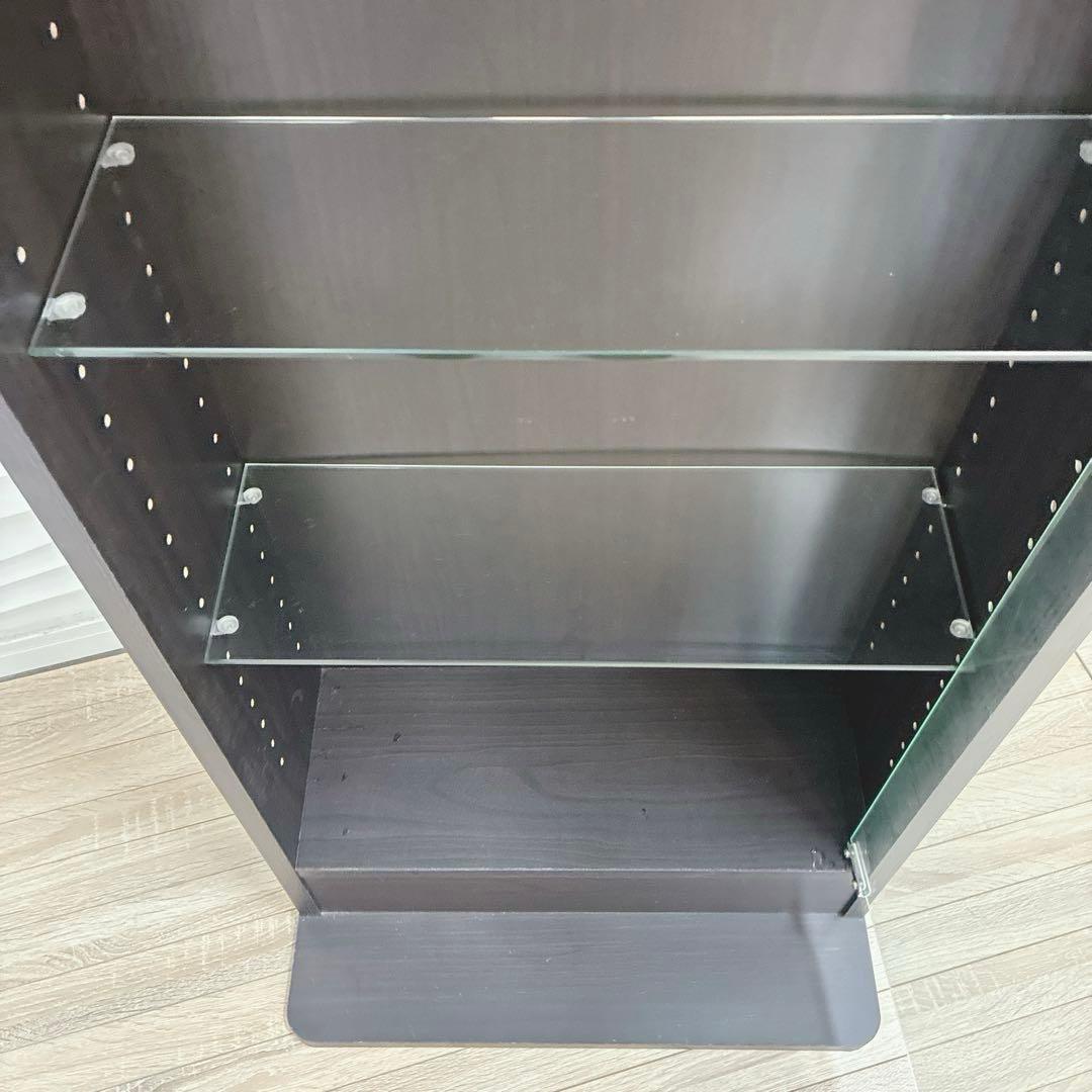 ⑤大阪府 神戸市 配達料無料！◇不二貿易◇ガラスコレクションケース◇ハイタイプ