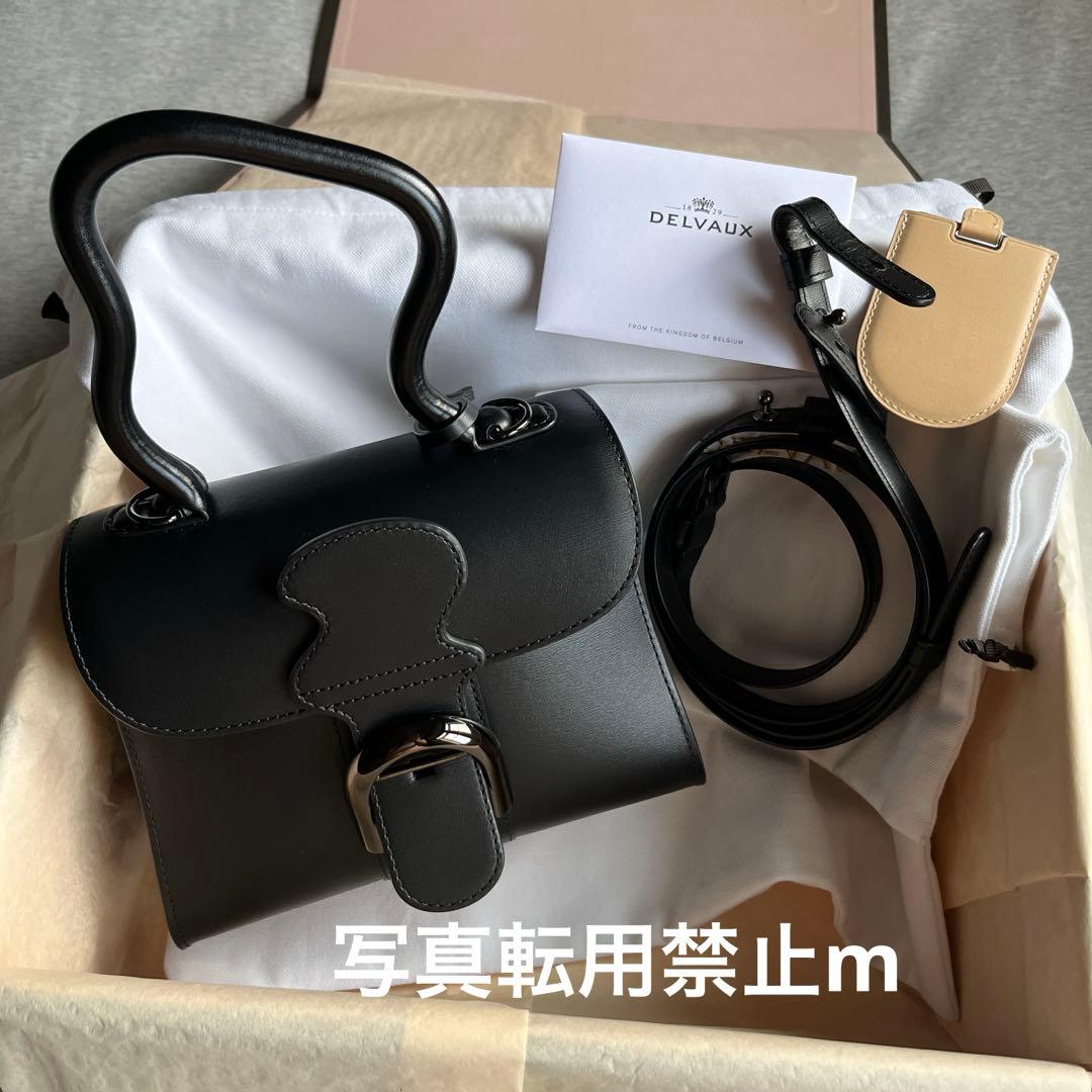 mimi！デルヴォー　ブリヨンミニ ウェイビー ブラック　美品