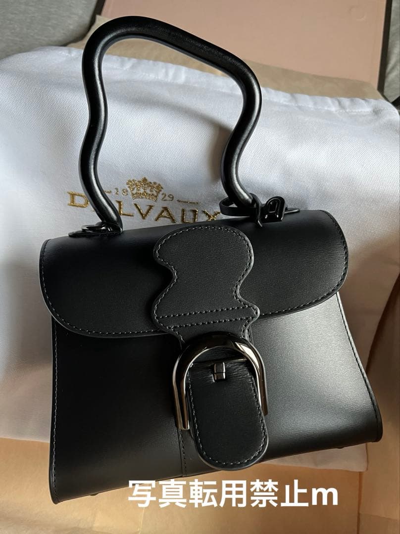 mimi！デルヴォー　ブリヨンミニ ウェイビー ブラック　美品