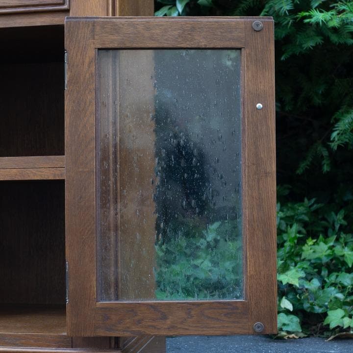 勇峰工芸 花柄 サイドボード ナラ材 葉山ガーデン 葉山家具 旭川 北海道