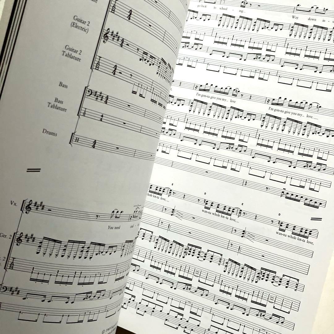 LED ZEPPELIN 2-Volume Set 楽譜本