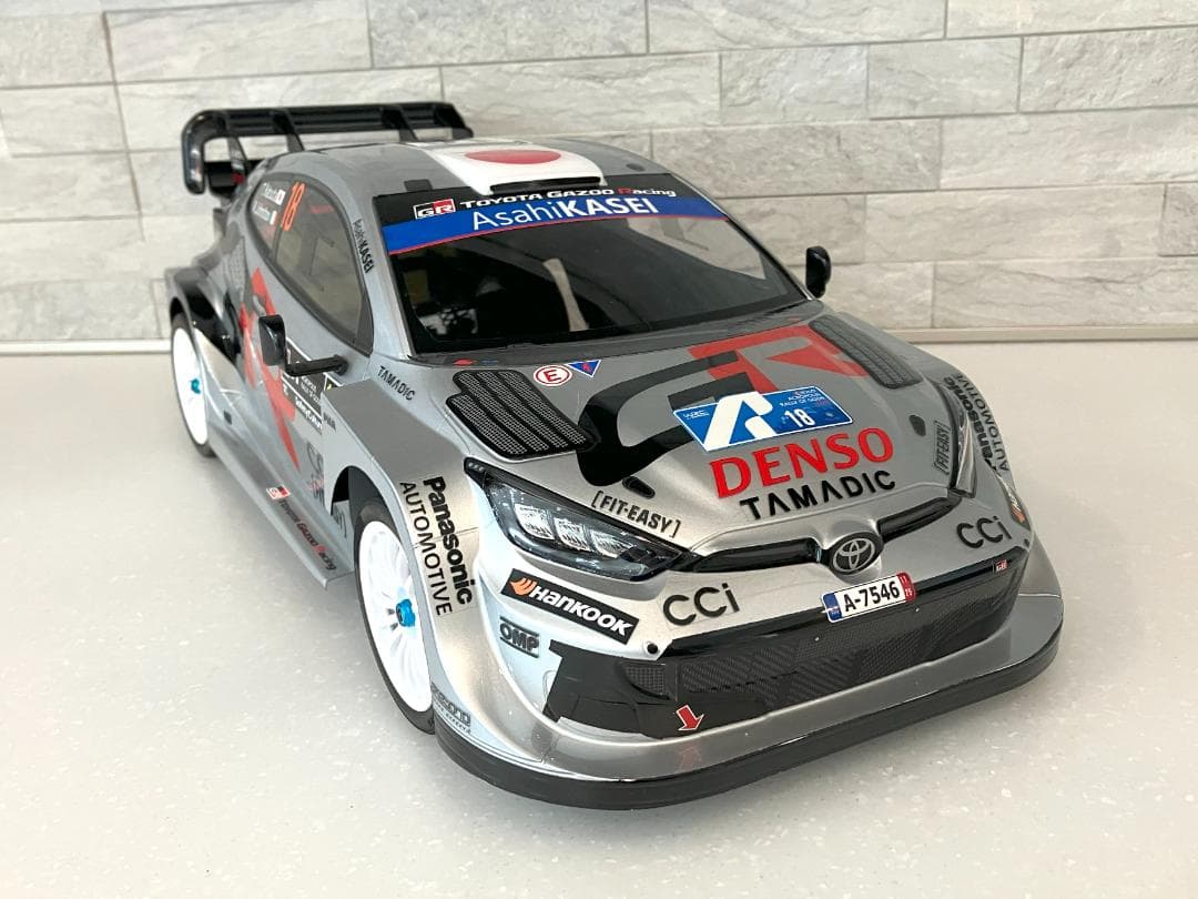タミヤRCボディ ヤリス WRC2025 ラリーギリシャ・アクロポリス 勝田選手