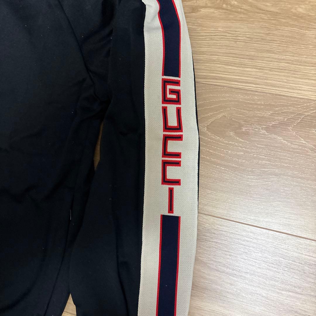 GUCCI グッチ トラックジャケット ジャージ サイドライン ロゴ S