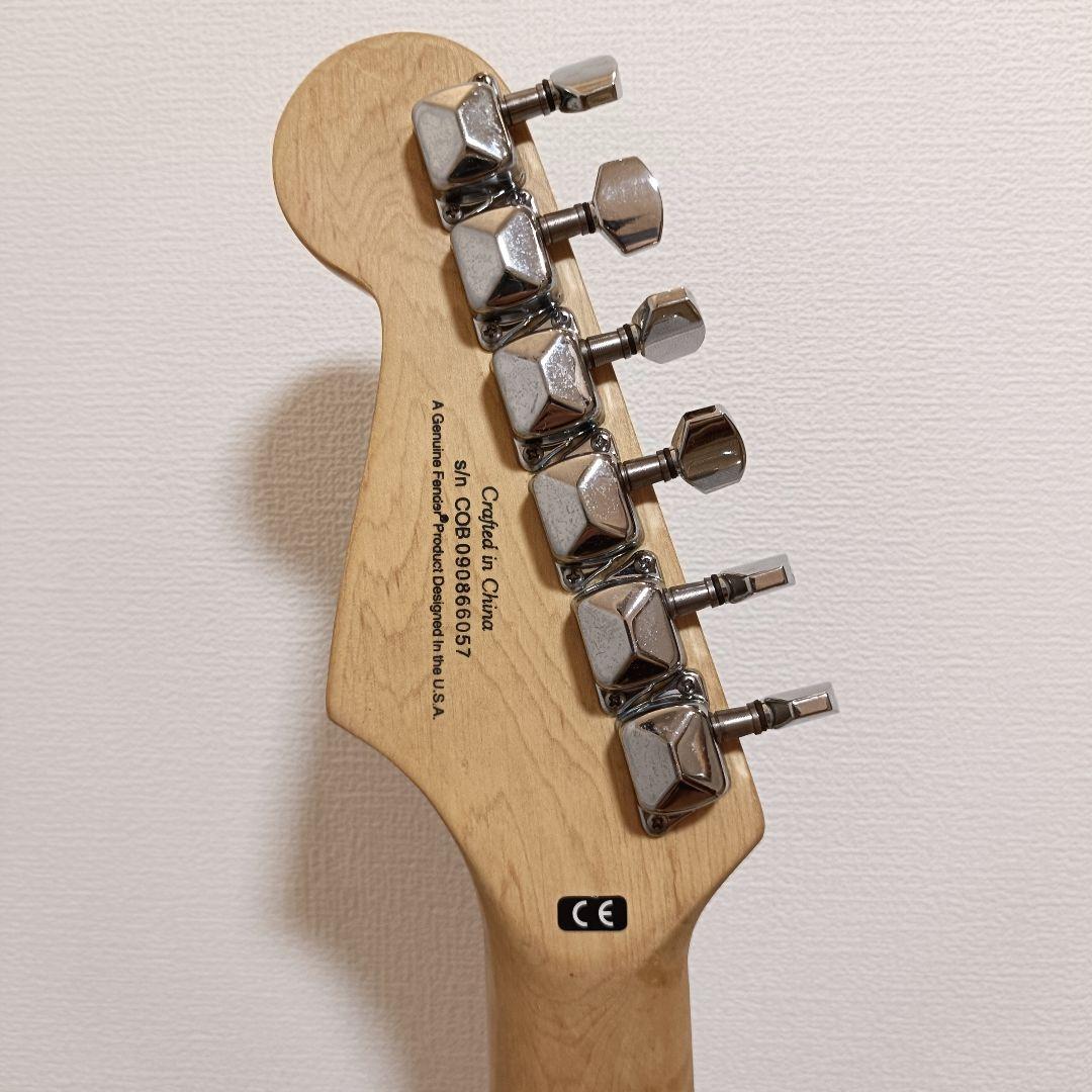 【メンテ済み】スクワイヤー ストラトキャスター エレキギター 本体 サンバースト