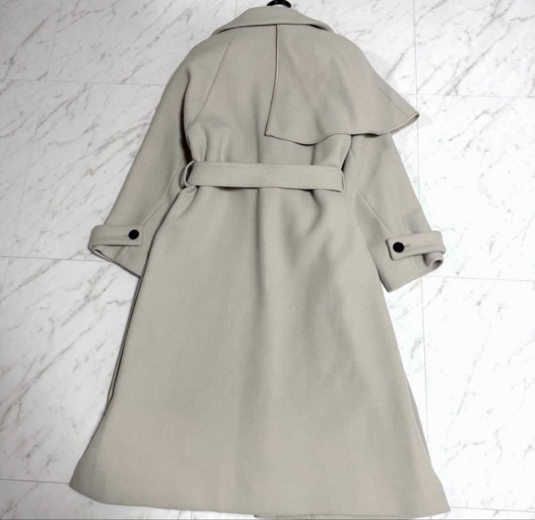 【極美品】完売品✨️ユナイテッドトウキョウ ハーフ ケープ ステン コート ウール